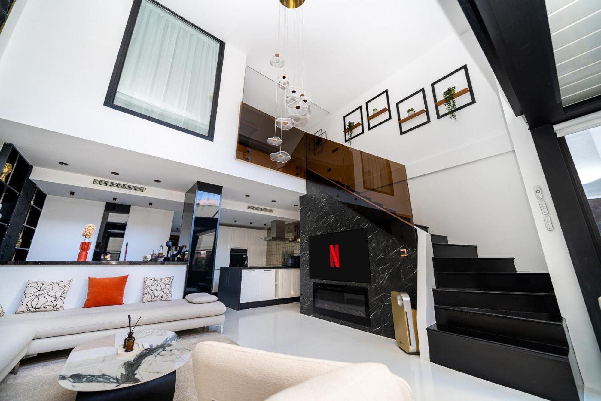 Ecrin Secret, Duplex Prestige, Proche Corniche & Medina, Piscine, Parking, Wifi, Iptv, Ac Apartman Tanger Kültér fotó